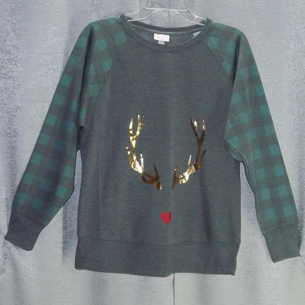 NEW Reindeer Maternity Sweatshirt